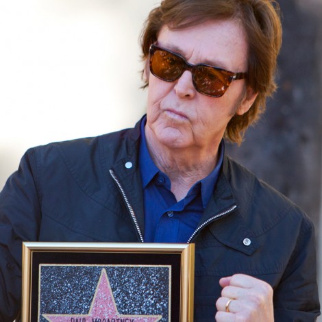 Sir Paul at the Walk of Fame